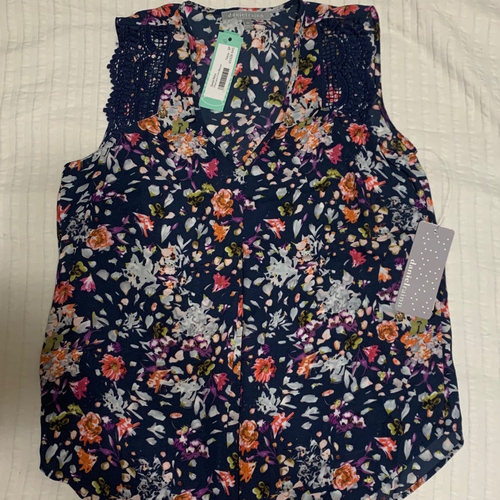 NWT Daniel Rainn stitch fix SMALL petite Blouse - Picture 4 of 4